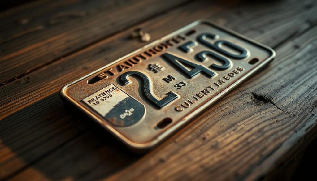 license plate value