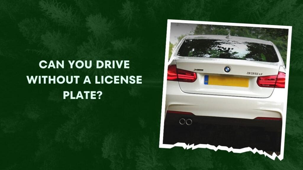 Can You Drive Without A License Plate