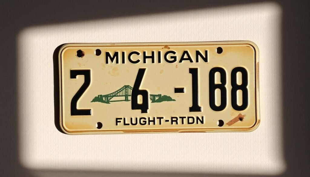 Get a Vintage License Plate in Michigan