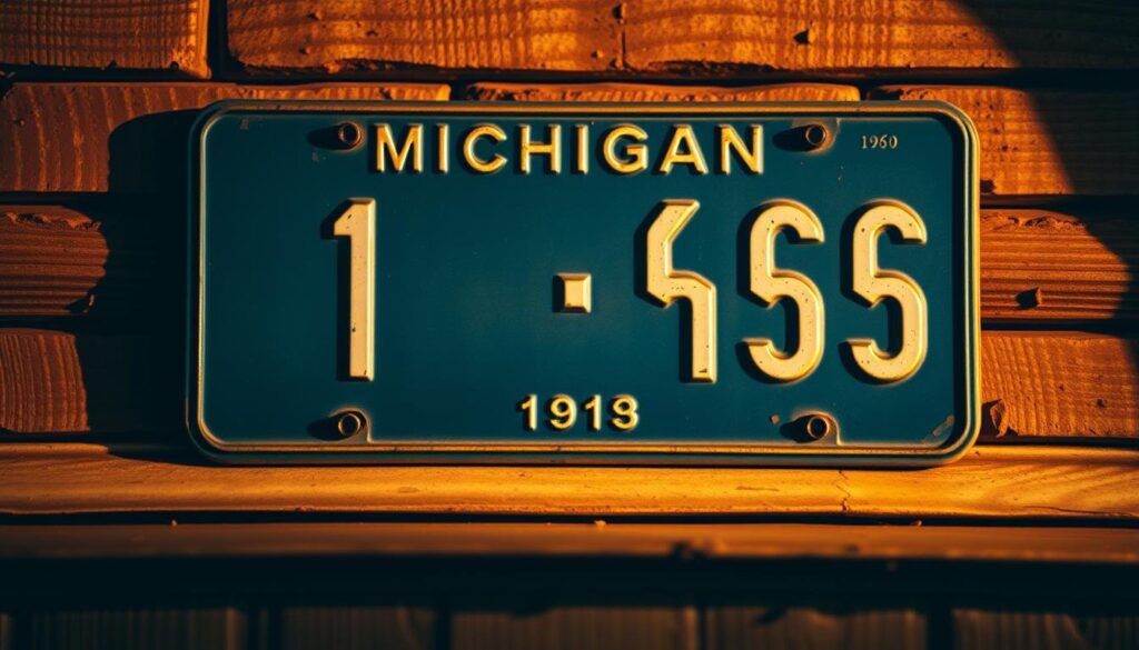 Michigan vintage license plate eligibility