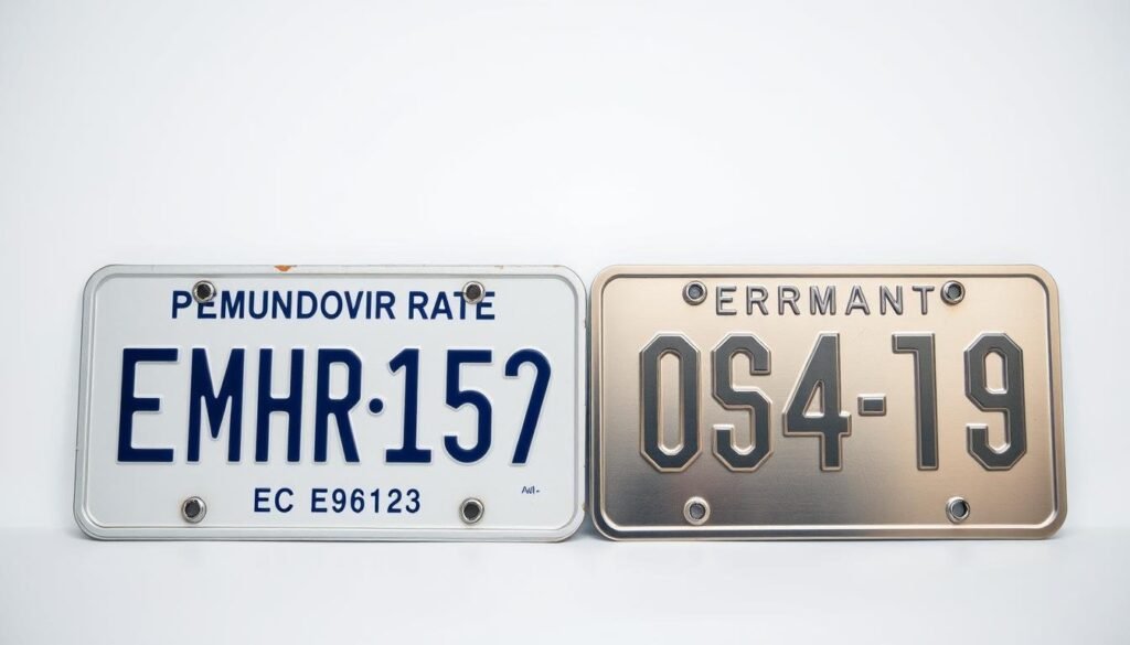 Temporary vs. Permanent License Plates