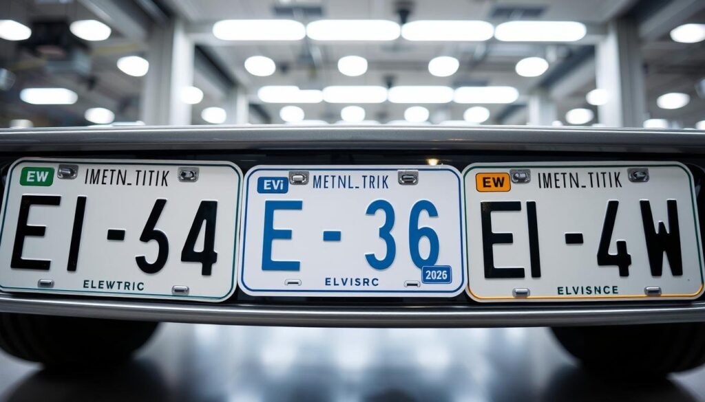 Do Electric Vehicles Require Special License Plates